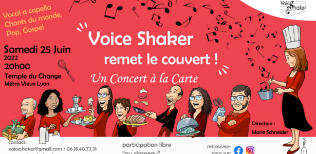 [Concert] Voice Shaker remet le couvert Samedi 25 Juin 2022 !