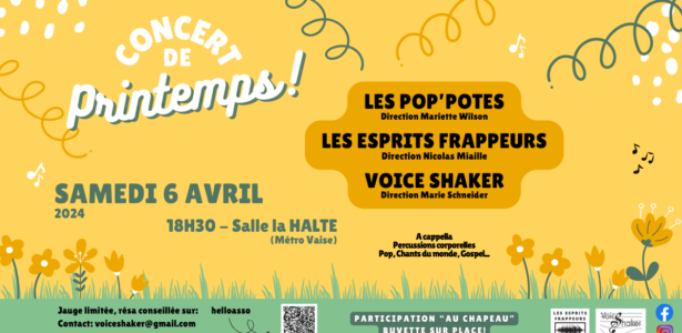 [Concert] VS invite Les Esprits Frappeurs et Pop’Potes pour le Printemps ! Sam 6 Avril 2024