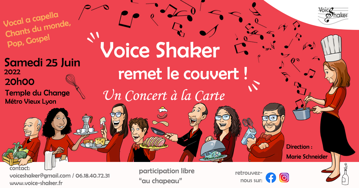 [Concert] Voice Shaker remet le couvert Samedi 25 Juin 2022 !