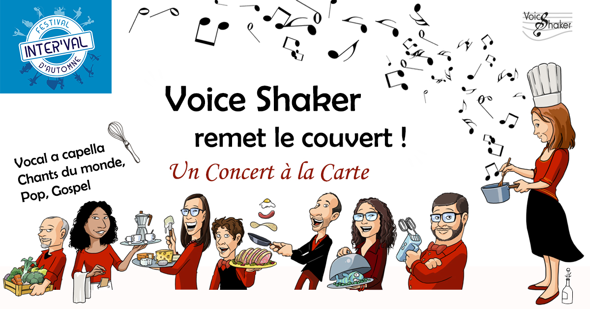 [Concert] Voice Shaker au Festival Inter’Val d’Automne Dimanche 18 Septembre 2022 !