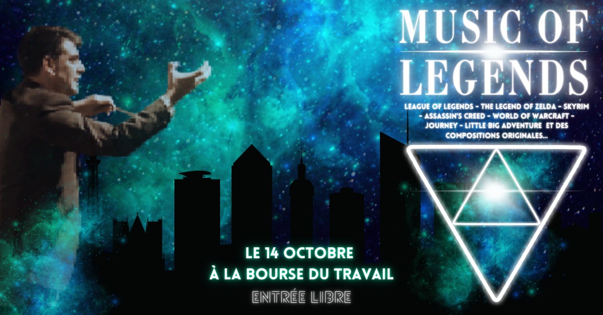 [Concert] “Music of Legends” avec la participation de Voice Shaker – Le 14 Octobre à Lyon