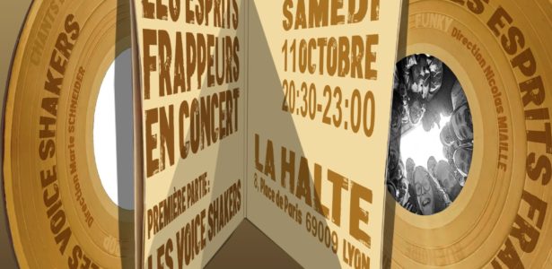 [Concert] Voice Shaker invités par Les Esprits Frappeurs – C’est Samedi 11 Octobre 2025